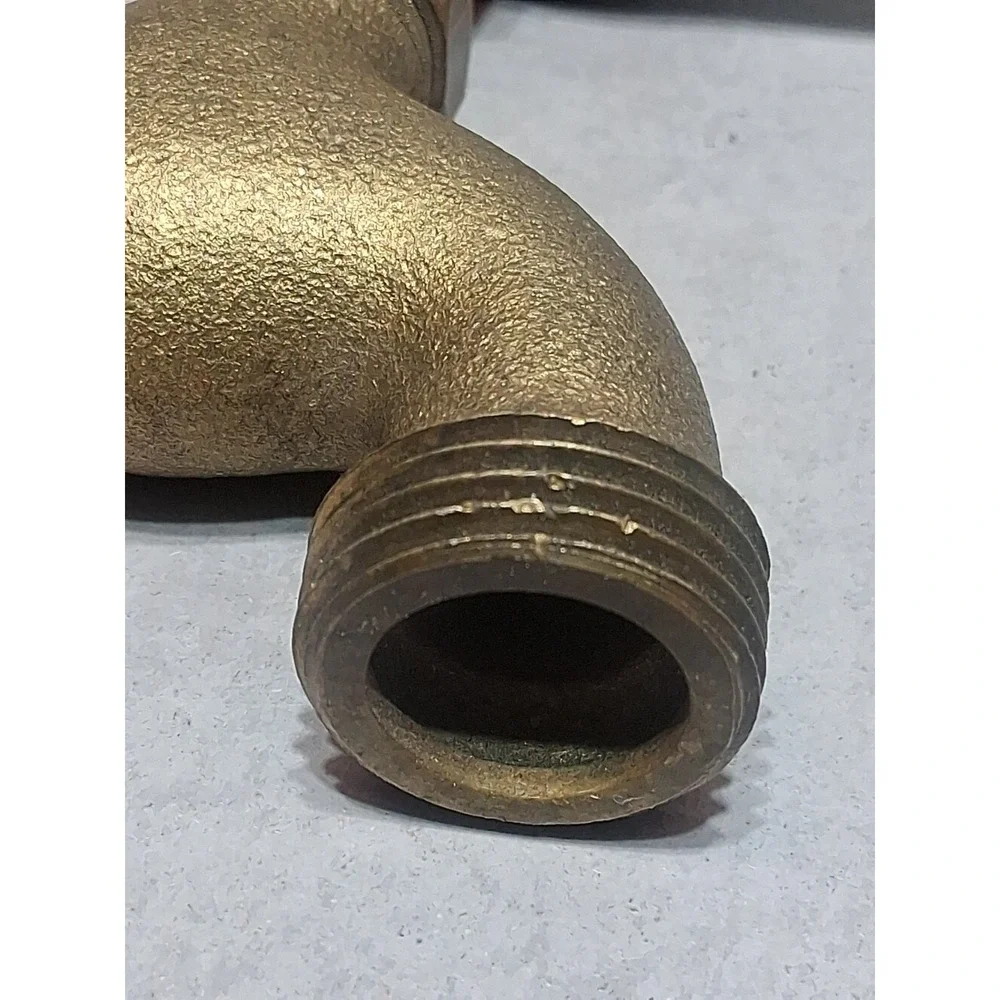 Vintage Solid BRASS BRONZE Quail Handle Spigot Water Faucet 🕊